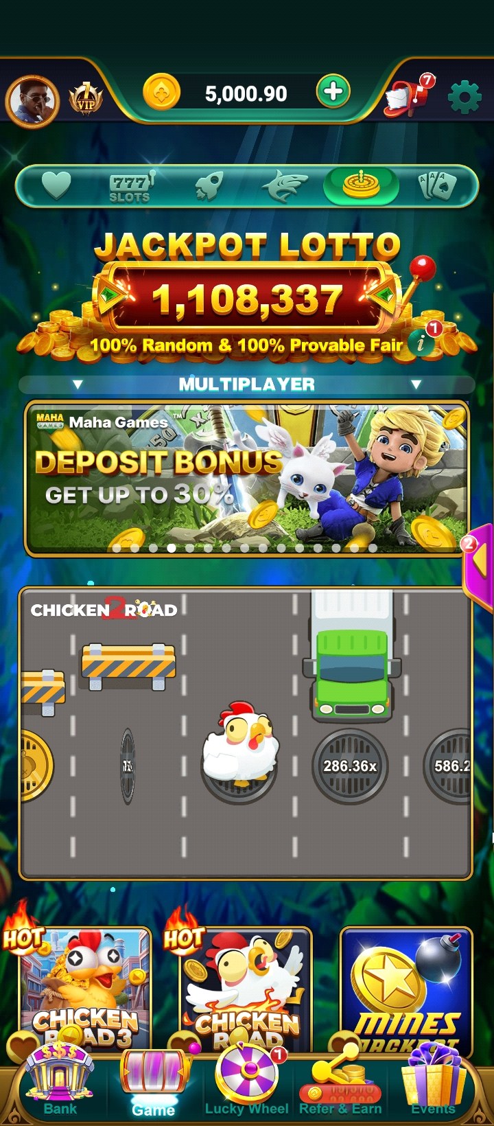 Popular Picks inside Maha Games